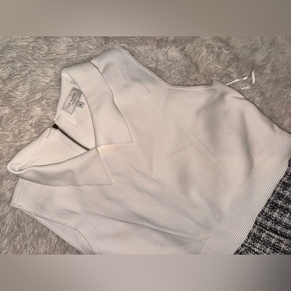 NWOT TED BAKER Diveena Knit Bodice Shift Dress Women’s Size TB 6 US 14 - Picture 5 of 7